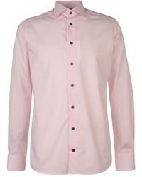 Eton of Sweden Check Shirt - Pink
