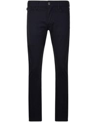 Emporio Armani - Slim-Fit J06 Gabardine Jeans - Lyst