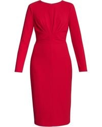 Gina Bacconi - Belle Long Sleeve Midi Dress - Lyst
