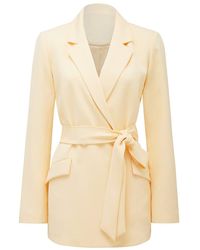 Forever New - Daisy Double Breasted Belted Blazer - Lyst