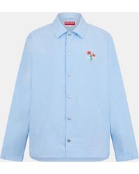 KENZO - Archive Flower Long Sleeve Coach Jacket - Lyst
