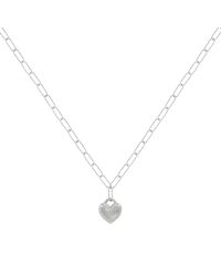 Radley - Plated Heart Padlock Charm Necklace - Lyst