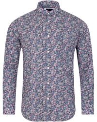 Eden Park - Shirt With An Exclusive Floral Print - Lyst