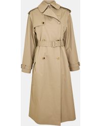 McQueen - Alex Belted Trench Coat - Lyst