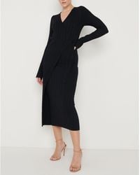 Pretty Lavish - Ribbed Knit Jumper Dress - Lyst