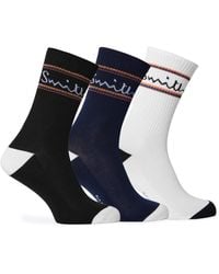 Paul Smith - 3 Pack Crew Socks - Lyst