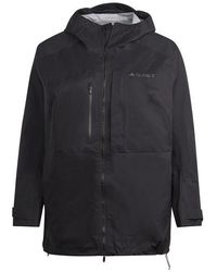 adidas - S Xploric Rain Resistant Jacket Black 3xl - Lyst