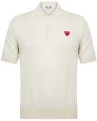 COMME DES GARÇONS PLAY - Comme Polo Ss Knit Sn43 - Lyst