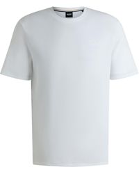 BOSS - Bodywear Waffle T-Shirt With Structured Design - Lyst