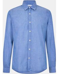 Peter Werth - James Long Sleeve Plain Shirt - Lyst