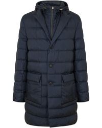 BOSS - Hyde-Pad-Hood Padded Hooded Medium Puffer Jacket - Lyst