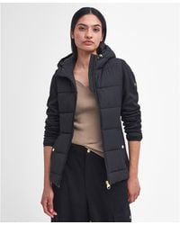 Barbour - Bondar Quilted Hooded Hybrid Jacket - Lyst