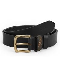 Barbour - Esk Leather Belt , Size: L - Lyst