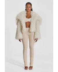 Mars the Label - Mongolian Faux Fur Teddy Coat - Lyst