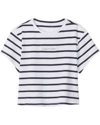 Calvin Klein - Baby Tee - Lyst