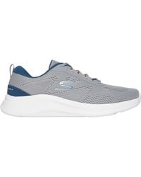 Skechers - Engineered Mesh Lace Up Low-Top Trainers - Lyst