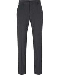 BOSS - H Genius Straight Leg Trousers - Lyst