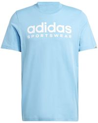 adidas - Essentials Single Jersey Logo T-Shirt - Lyst