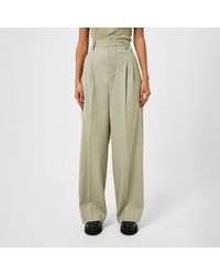 Ami Paris - High Waisted Large Tailored Trousers - Lyst