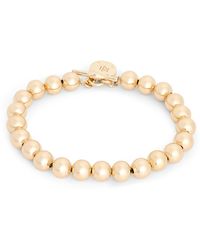 Ralph Lauren - Toggle Padlock Beaded Bracelet - Lyst