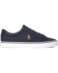 Polo Ralph Lauren - Sayer Canvas Low-Top Trainers - Lyst