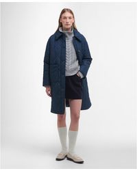 Barbour - Cassandra Diamond Quilted Mid-Length Quilted Jacket - Lyst