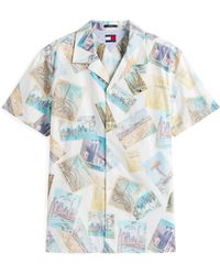 Tommy Hilfiger - All Over Print Camp Patterned Shirt - Lyst