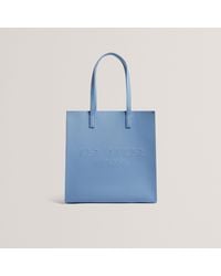 Ted Baker - Large Crosshatch Icon Tote Bag - Lyst