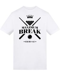 AWD - Adults Printed Snooker Tee - Lyst