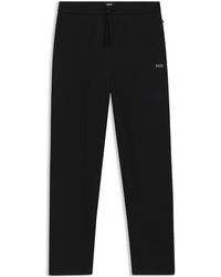 BOSS - Waffle Open Hem Fleece Joggers - Lyst