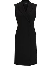 BOSS - Dekava Wrap Dress Design - Lyst