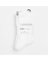 Calvin Klein - Ck Logo Crew Socks 3-Pack - Lyst