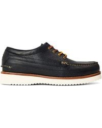 Polo Ralph Lauren - Ranger Low Leather Lace-Up Moc Toe Shoes - Lyst