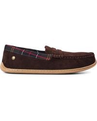 Barbour - Albert Slip Suede Moccasin Slippers - Lyst