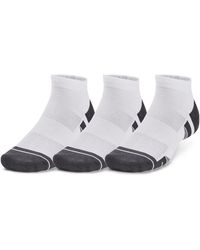 Under Armour - Ua Performance Tech 3-Pack Low Cut Socks - Lyst