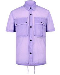 C.P. Company - Drawstring Short Sleeve Shirt - Lyst