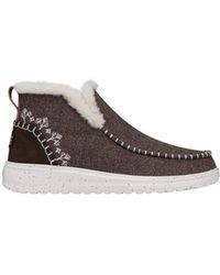 HEYDUDE - Denny Wool Faux Shearling Boots - Lyst