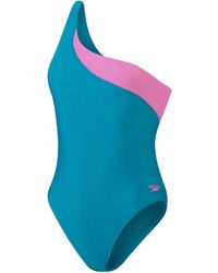 Speedo - Asymmetric One Piece Swimsuit - Lyst