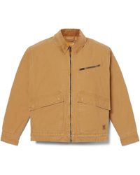 Timberland - Strafford Washed Canvas Insulated Field Jacket - Lyst