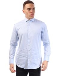 BOSS - Joe Spread Long Sleeve Oxford Shirt - Lyst
