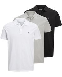 Jack & Jones - 3 Pack Short Sleeve Polo Shirt - Lyst