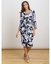 Gina Bacconi - Harmony Floral Print Dress - Lyst