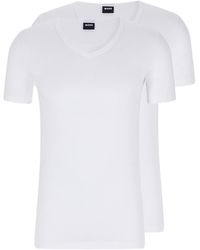 BOSS - 2 Pack Slim T-Shirt - Lyst