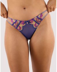 Playful Promises - Thea Baroque Embroidery Brief - Lyst