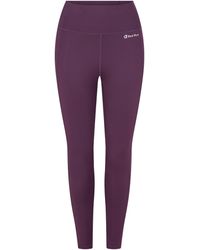 Red Run - Active Dark Cherry Sculpted Leggings - Lyst