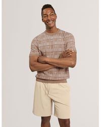 Ted Baker - Ted Ss Jacquard Tee Sn64 - Lyst