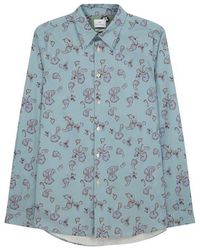 PS by Paul Smith - Ps Paisley Ls Shirt Sn41 - Lyst
