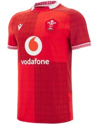 MACRON - Wales Rugby Authetic Home Shirt 2025 Adults - Lyst