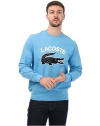 Lacoste - Crocodile Print Sweatshirt - Lyst
