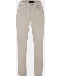 7 For All Mankind - Sateen Straight Leg Trouser - Lyst